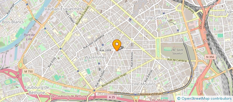 localisation de l'entreprise FOOD LILLE à LILLE