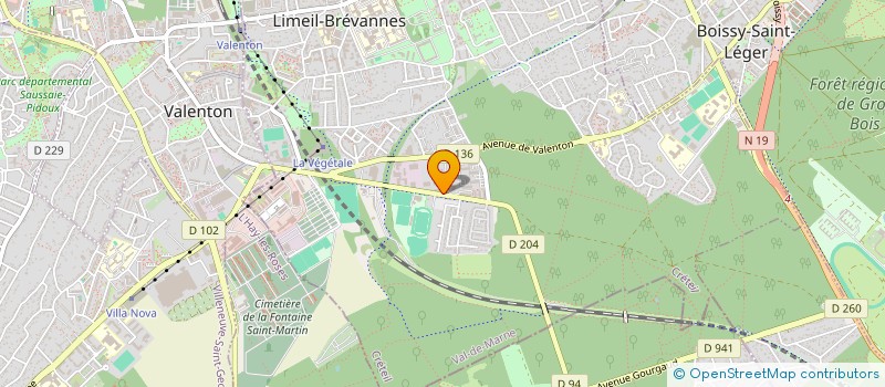 localisation de l'entreprise FOOD LIMEIL  LIMEIL-BREVANNES