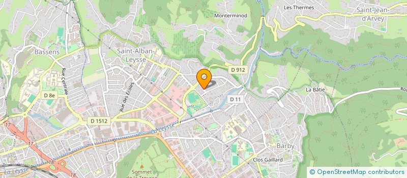 localisation de l'entreprise FOOD LINK DEVELOPMENT  SAINT-ALBAN-LEYSSE