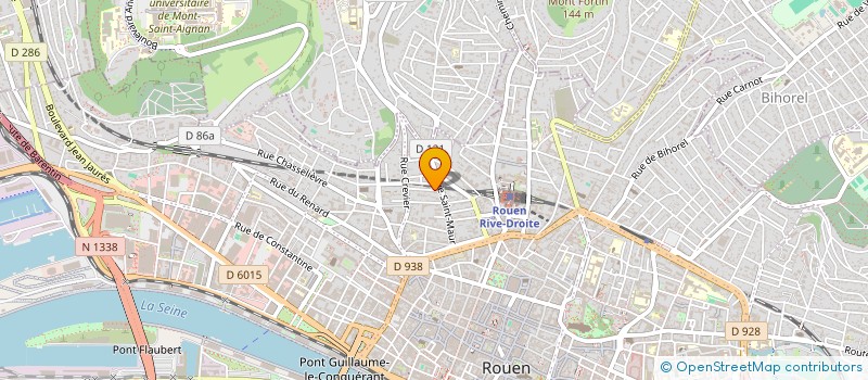 localisation de l'entreprise FOOD LOCKER à ROUEN