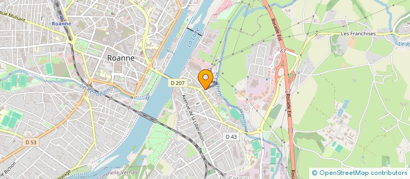 localisation de l'entreprise FOOD NEXT  LE COTEAU