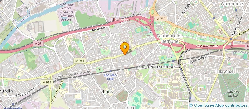 localisation de l'entreprise FOOD NIGHT  LOOS