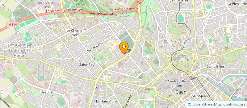 localisation de l'entreprise FOOD NORMANDIE à CAEN
