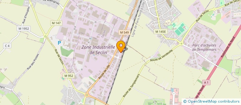 localisation de l'entreprise FOOD PACK  SECLIN