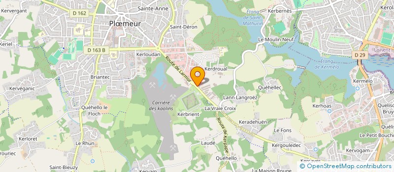 localisation de l'entreprise FOOD PACK DISTRIBUTION  PLOEMEUR