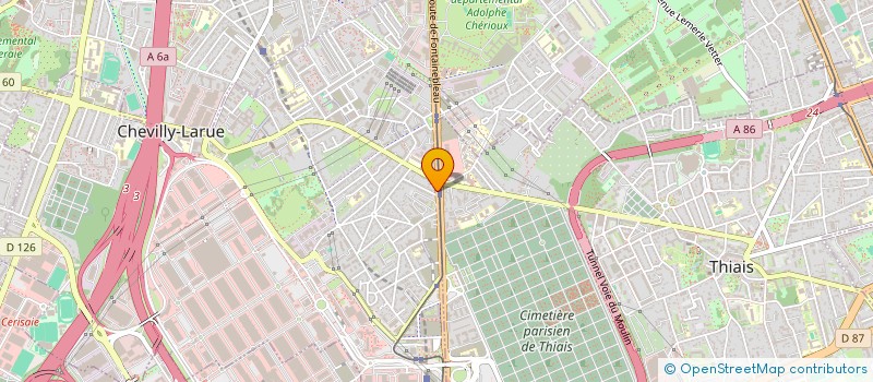 localisation de l'entreprise FOOD PARADISE  CHEVILLY-LARUE