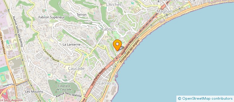 localisation de l'entreprise FOOD PARTNER à NICE