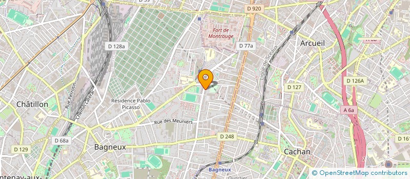 localisation de l'entreprise FOOD PIZZA à BAGNEUX