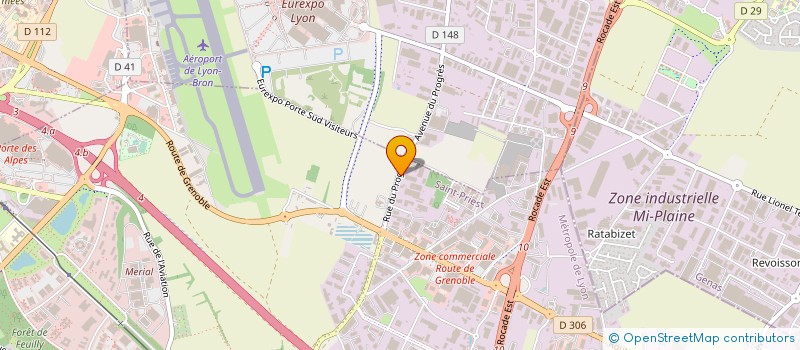 localisation de l'entreprise FOOD'S TEAM  SAINT-PRIEST