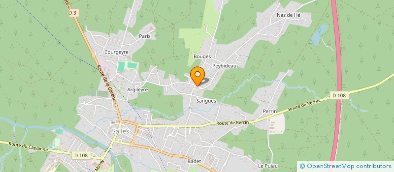 localisation de l'entreprise FOOD & SAISONS  SALLES