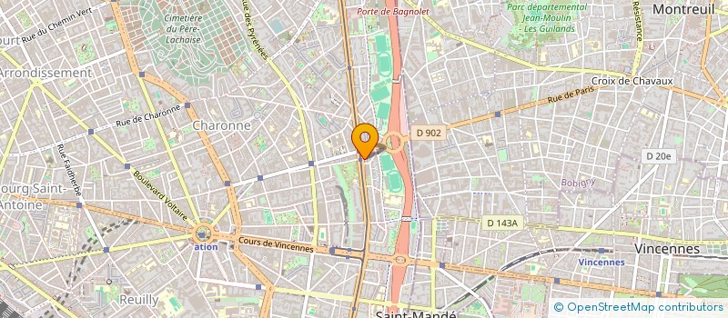 localisation de l'entreprise FOOD SHOP  PARIS