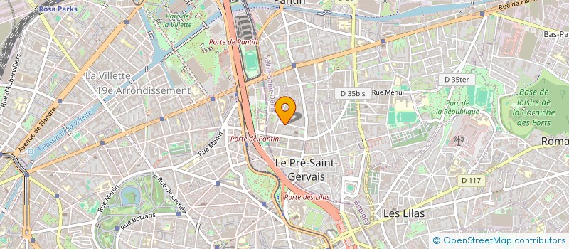 localisation de l'entreprise FOOD SPACES & CONCEPTS à LE PRE-SAINT-GERVAIS