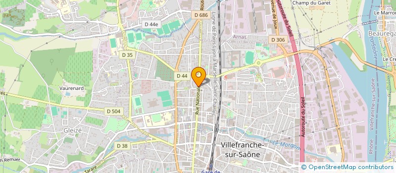 localisation de l'entreprise FOOD SQUARE  VILLEFRANCHE-SUR-SAONE