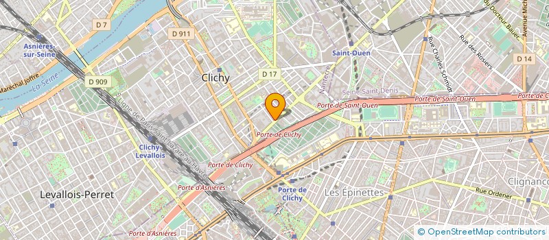 localisation de l'entreprise FOOD SUPREME HOLDING à CLICHY