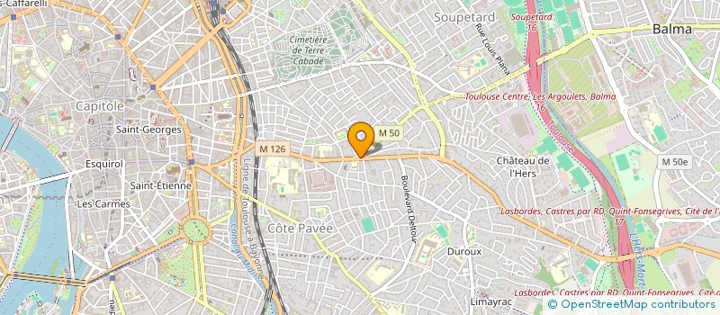 localisation de l'entreprise FOOD TIME  TOULOUSE