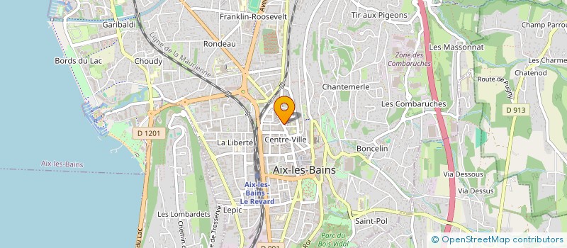 localisation de l'entreprise FOOD TIME  AIX-LES-BAINS