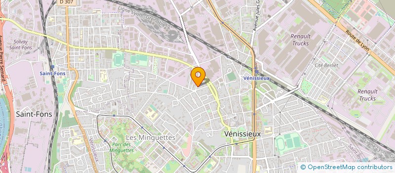 localisation de l'entreprise FOOD TRADERS  VENISSIEUX