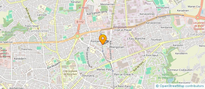 localisation de l'entreprise FOOD TRAIN à BREST