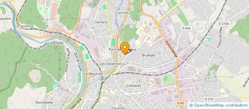 localisation de l'entreprise FOOD TRUCK à ALES