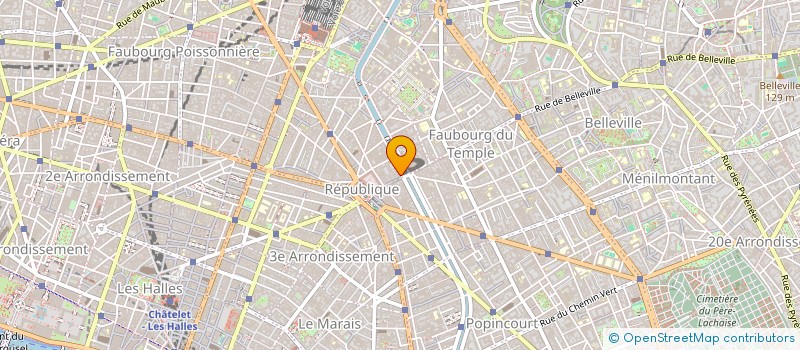 localisation de l'entreprise FOOD VALMY  PARIS