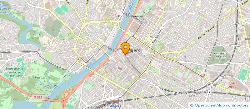 localisation de l'entreprise FOODAMIS LAVAL  ANGERS