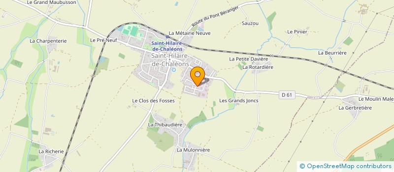 localisation de l'entreprise FOODAMOUR  SAINT-HILAIRE-DE-CHALEONS