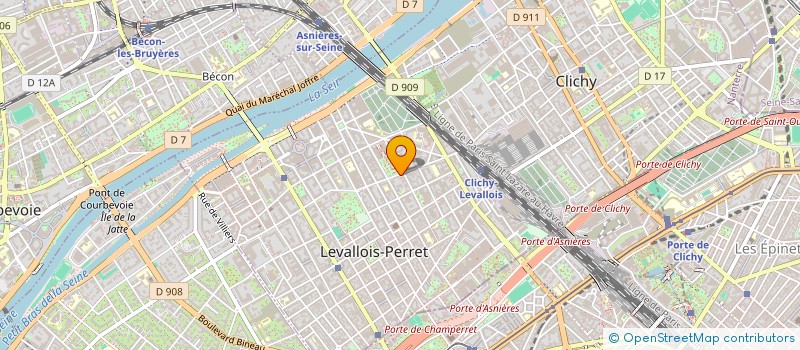 localisation de l'entreprise FOODCAP à LEVALLOIS-PERRET