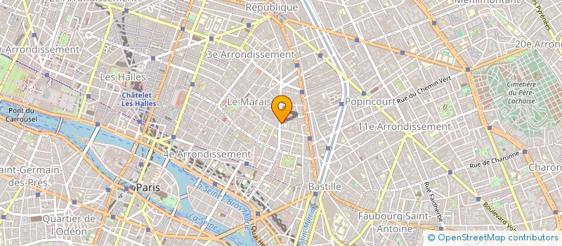 localisation de l'entreprise FOODCAPITAL  PARIS