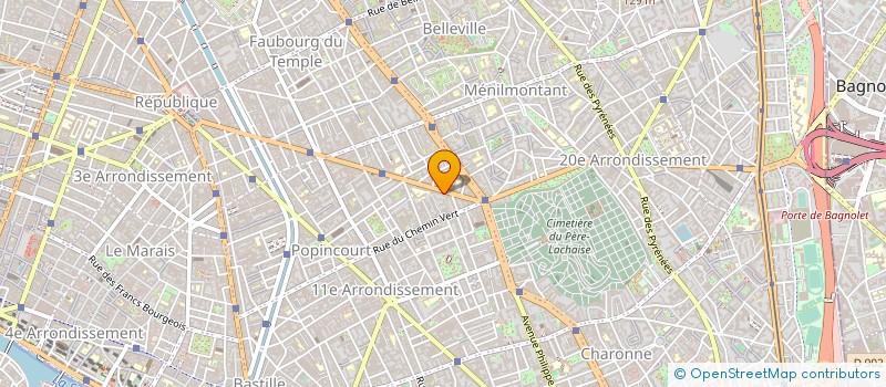 localisation de l'entreprise FOODCHERI  PARIS