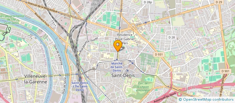 localisation de l'entreprise FOODEX à SAINT-DENIS