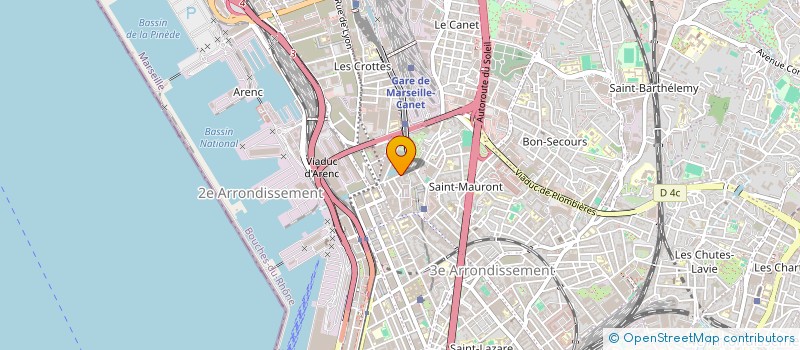 localisation de l'entreprise FOODEX à MARSEILLE