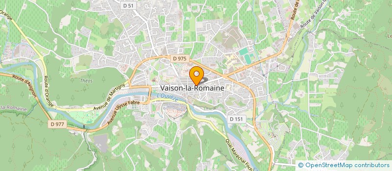 localisation de l'entreprise FOODFUSION  VAISON-LA-ROMAINE