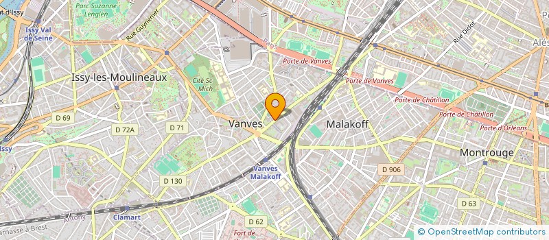 localisation de l'entreprise FOODICS à VANVES