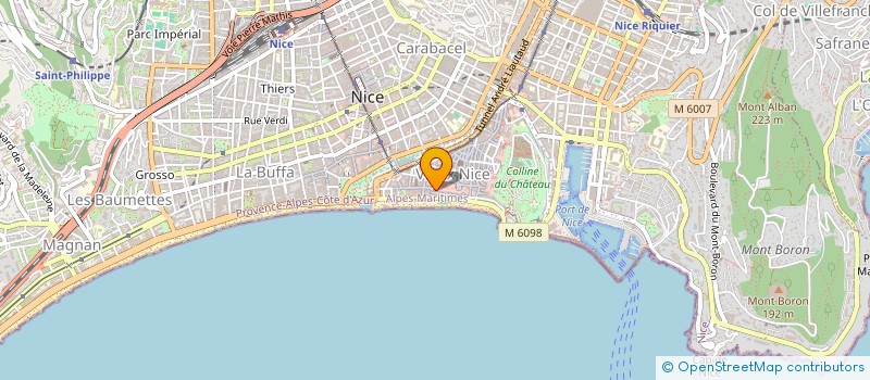 localisation de l'entreprise FOODIE à NICE