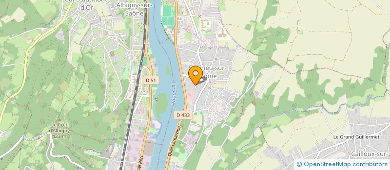 localisation de l'entreprise FOODIE FREE  FLEURIEU-SUR-SAONE