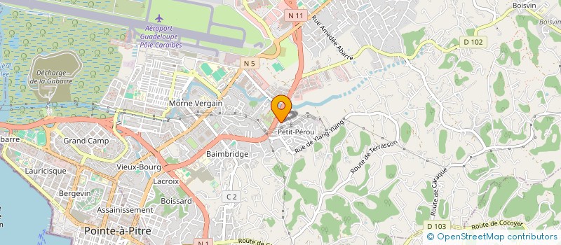 localisation de l'entreprise FOODILES AGENCY à LES ABYMES