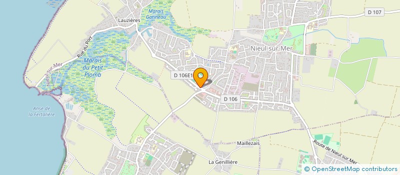 localisation de l'entreprise FOODING CONCEPT  NIEUL-SUR-MER