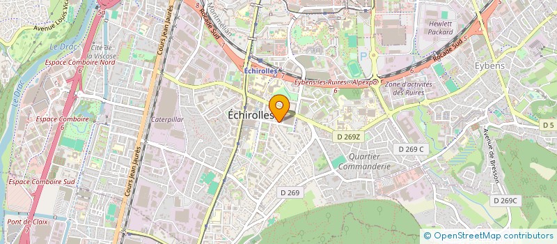 localisation de l'entreprise FOODINGBOX à ECHIROLLES
