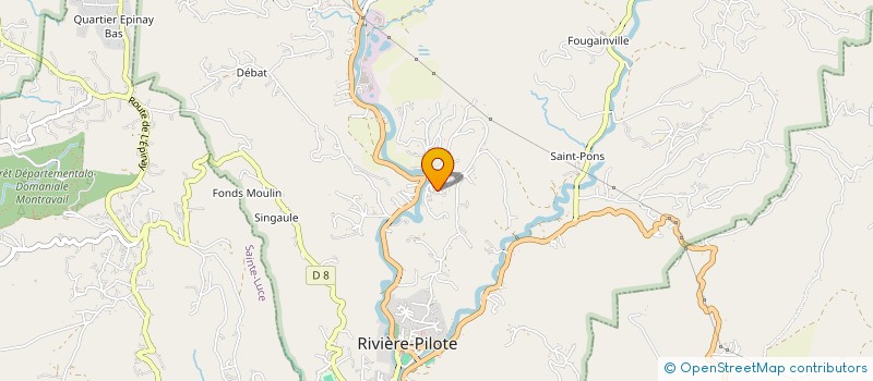 localisation de l'entreprise FOODIROC  RIVIERE-PILOTE