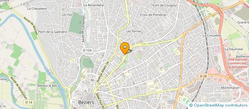 localisation de l'entreprise FOODISTA  LEZIGNAN-LA-CEBE