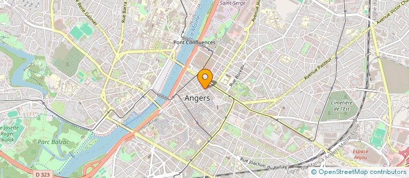 localisation de l'entreprise FOODISTA à ANGERS