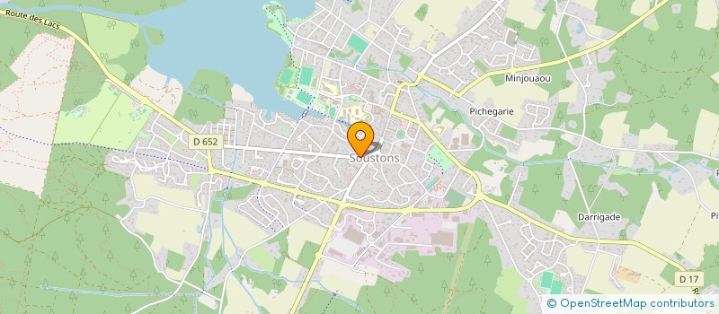 localisation de l'entreprise FOODISTA THERAPY  SOUSTONS