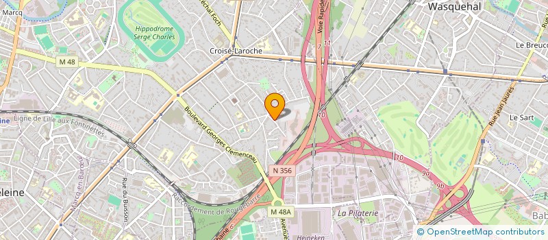 localisation de l'entreprise FOODITY à MARCQ-EN-BARŒUL