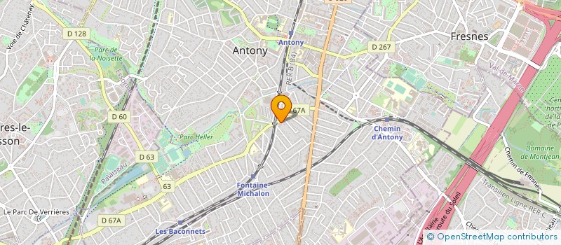 localisation de l'entreprise FOODIZ à ANTONY