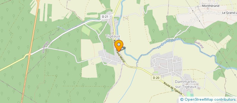 localisation de l'entreprise FOODLIB à TIGEAUX