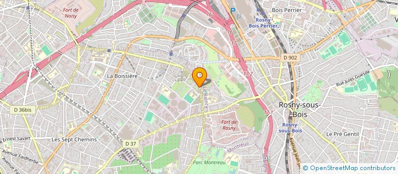 localisation de l'entreprise FOODMATE à MONTREUIL