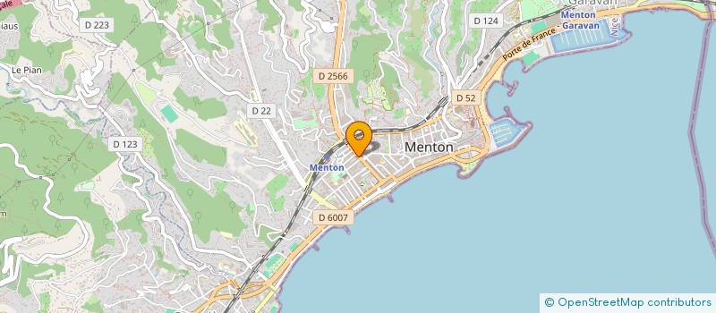 localisation de l'entreprise FOODNESS à MENTON