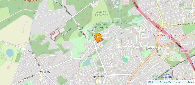 localisation de l'entreprise FOODNIGHT à PESSAC