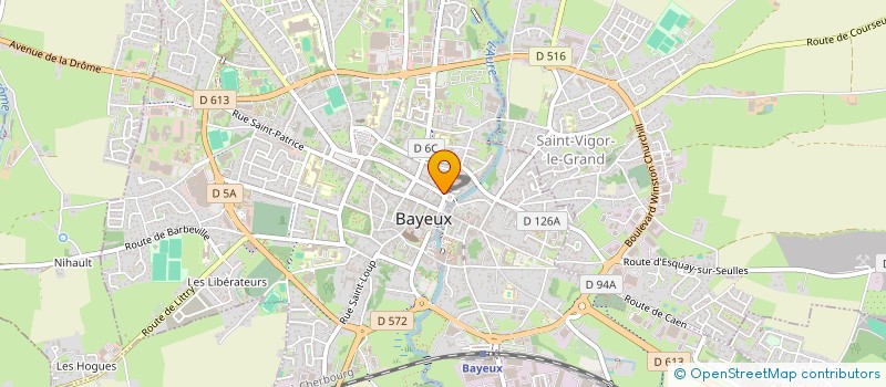 localisation de l'entreprise FOODOBS SERVICES à BAYEUX