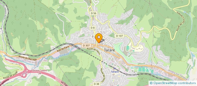localisation de l'entreprise FOODSCAN FRANCE à TARARE